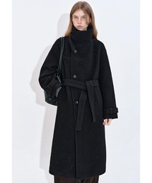 スタンドカラー ウールロングコート FD25W055【Fano Studios】【2025AW