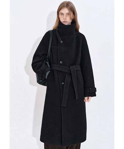FANO studios ウール　コート スタンドカラー ウールロングコート FD25W055【Fano Studios】【2025AW