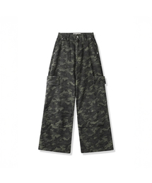 Accent Back String Pants CAMO