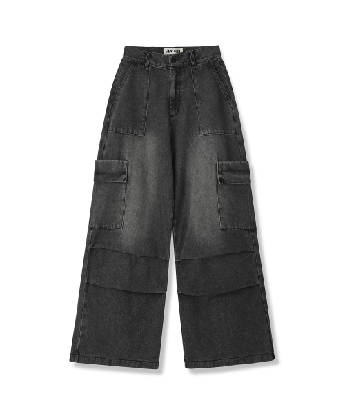 AVANDRESS（アバンドレス ）の「Accent Back String Pants CAMO（デニムパンツ・レディース・ダークグリーン・SMALL/MEDIUM/LARGE）」の7枚目の写真