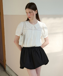 BALLOON MINI SKIRT BLACK