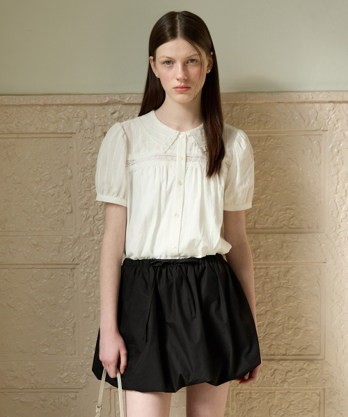 TTUDEMENT(トュードメント)の「BALLOON MINI SKIRT BLACK(スカート・レディース・その他・SMALL/MEDIUM)」の2枚目の写真
