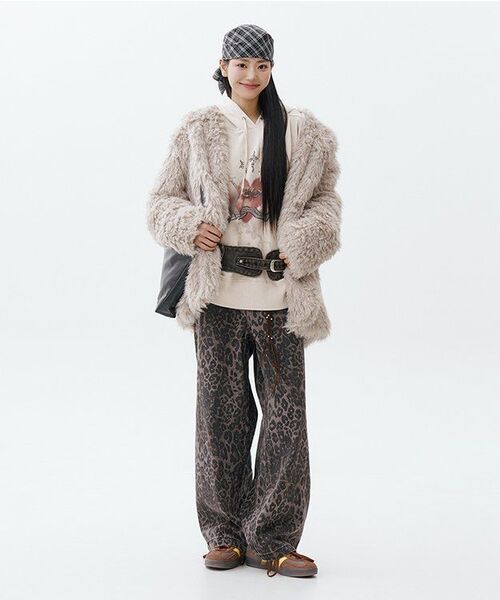 AAKAM（アーカム）の「Leopard Pattern Cotton Pants (Purple)（その他パンツ・レディース・その他・2/1）」の22枚目の写真