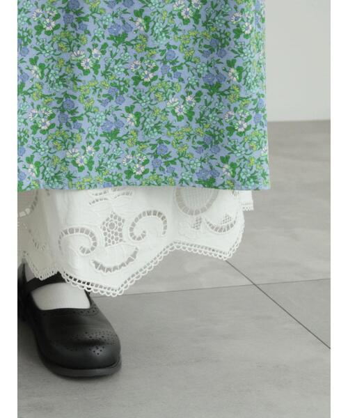 TSUHARU by Samansa Mos2（ツハルバイサマンサモスモス）の「【LIBERTY】Maria柄細コールワンピース（ワンピース・レディース・ブラック/ブルー・F）」の11枚目の写真