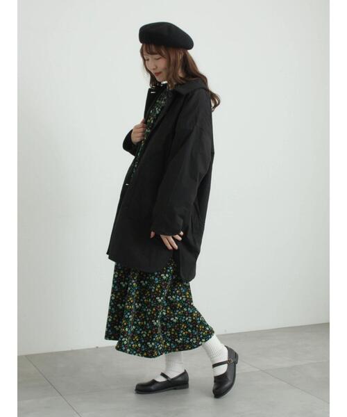 TSUHARU by Samansa Mos2（ツハルバイサマンサモスモス）の「【LIBERTY】Maria柄細コールワンピース（ワンピース・レディース・ブラック/ブルー・F）」の21枚目の写真