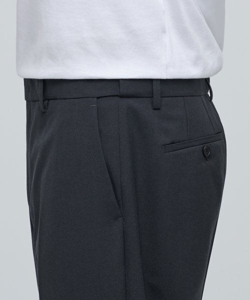MUSINSA STANDARD（ムシンサスタンダード）の「軽量セミワイド隠しバンディングスラックス[グレー]（スラックス・メンズ・その他・26）」の6枚目の写真