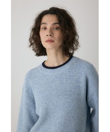 crie conforto | ミックスカラーヤーンラインニット(ニット/セーター)