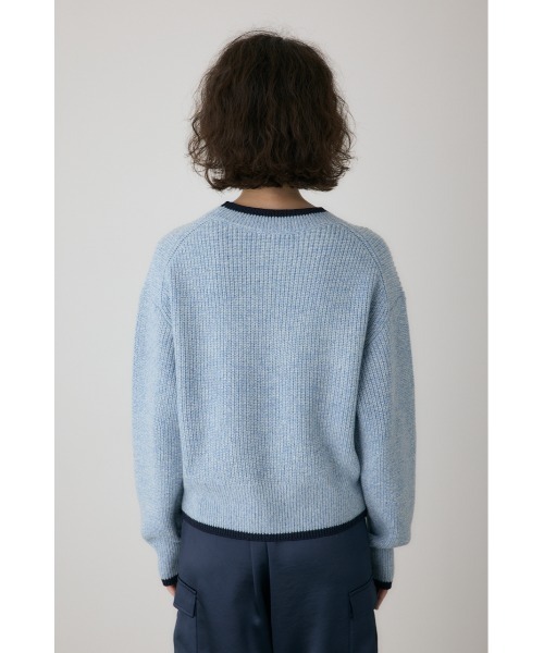 crie conforto（クリーコンフォルト）の「ミックスカラーヤーンラインニット（ニット/セーター・レディース・ブルー系その他/レッド系その他/ブラック系その他・FREE）」の18枚目の写真