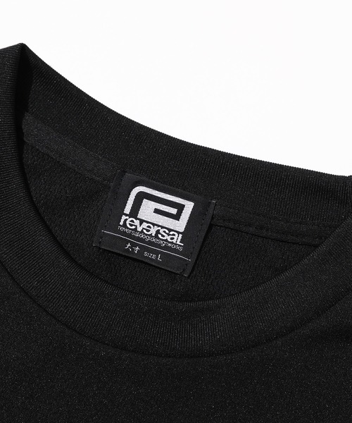 reversal.dogi.design.works（リバーサル・ドーギ・デザイン・ワークス）の「＜reversal/リバーサル＞Warfield BIG MARK  ITALIA DRY TEE（Tシャツ/カットソー・メンズ・ブラック・XX-LARGE/MEDIUM/LARGE/X-LARGE）」の4枚目の写真
