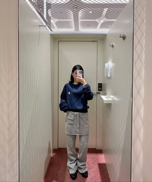 Rest&Recreation(レストアンドレクリエーション)の「POCKET KNIT SKIRT - GREY(スカート・レディース・その他・ONE)」の2枚目の写真