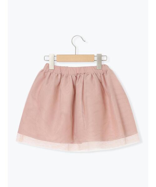 Samansa Mos2 Lagom（サマンサモスモスラーゴム）の「チュールスカート（スカート・キッズ・グレー/ピンク・小(S)/中(M)/大(L)/特(XL)）」の3枚目の写真