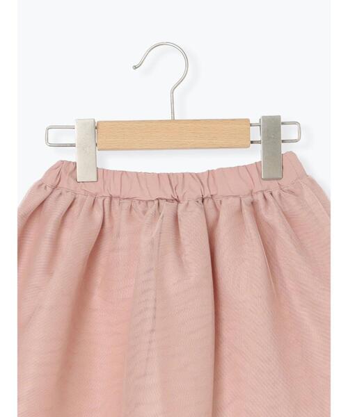 Samansa Mos2 Lagom（サマンサモスモスラーゴム）の「チュールスカート（スカート・キッズ・グレー/ピンク・小(S)/中(M)/大(L)/特(XL)）」の4枚目の写真