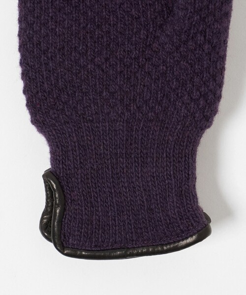 UNITED ARROWS（ユナイテッドアローズ）の「ニット グローブ（手袋・メンズ・ブラック/ダークブラウン/パープル/オレンジ・FREE）」の10枚目の写真