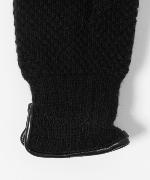 UNITED ARROWS（ユナイテッドアローズ）の「ニット グローブ（手袋・メンズ・ブラック/ダークブラウン/パープル/オレンジ・FREE）」の12枚目の写真