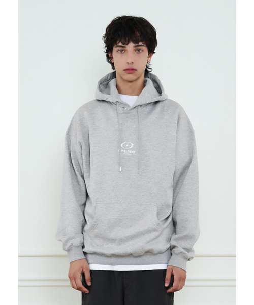 LIMELIGHT APPAREL(ライムライトアパレル)の「アパレルスタライトロゴオーバーサイズフードパーカー(グレー杢/ホワイト)(パーカー・メンズ・その他・SMALL/MEDIUM/LARGE/X-LARGE)」の1枚目の写真