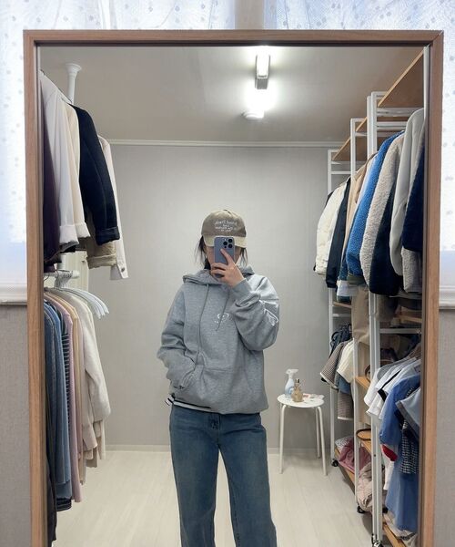 LIMELIGHT APPAREL(ライムライトアパレル)の「アパレルスタライトロゴオーバーサイズフードパーカー(グレー杢/ホワイト)(パーカー・メンズ・その他・SMALL/MEDIUM/LARGE/X-LARGE)」の5枚目の写真