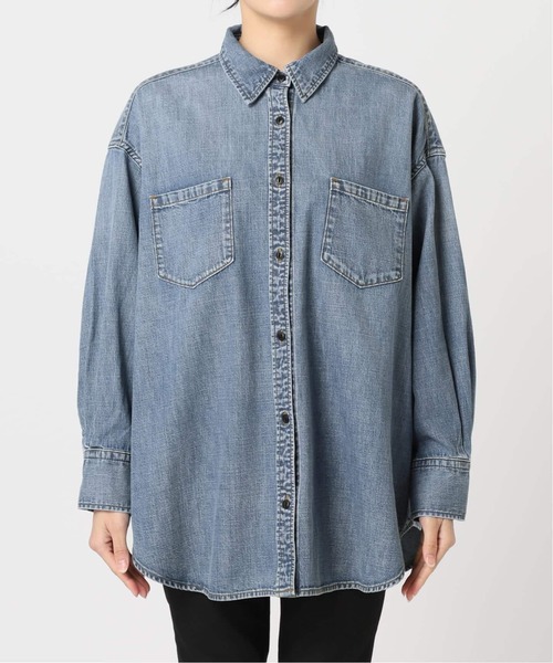 JOURNAL STANDARD（ジャーナルスタンダード）の「《追加4》ライトオンスデニムシャツ（シャツ/ブラウス・レディース・キャメル・FREE）」の17枚目の写真