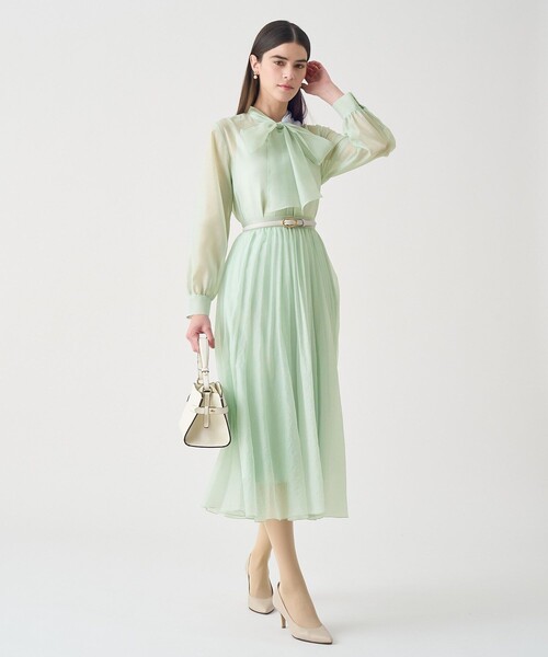 ANAYI(アナイ)の「【Eternal Line 2026】シアーオーガンボウタイ ブラウス(シャツ/ブラウス・レディース・コーラル/ネイビー/ミント/ホワイト・36/38)」の11枚目の写真