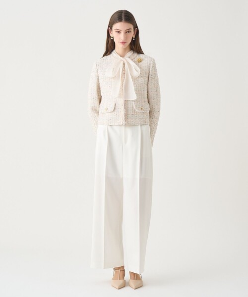 ANAYI(アナイ)の「【Eternal Line 2026】シアーオーガンボウタイ ブラウス(シャツ/ブラウス・レディース・コーラル/ネイビー/ミント/ホワイト・36/38)」の16枚目の写真