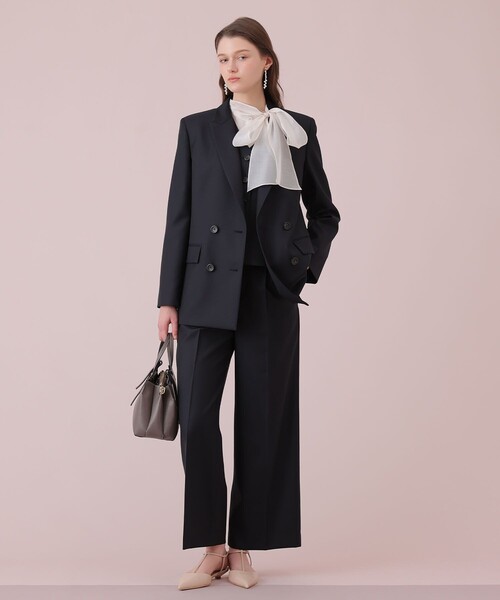 ANAYI(アナイ)の「【Eternal Line 2026】シアーオーガンボウタイ ブラウス(シャツ/ブラウス・レディース・コーラル/ネイビー/ミント/ホワイト・36/38)」の18枚目の写真