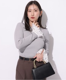 Mystrada | 袖レースニット(ニット/セーター)