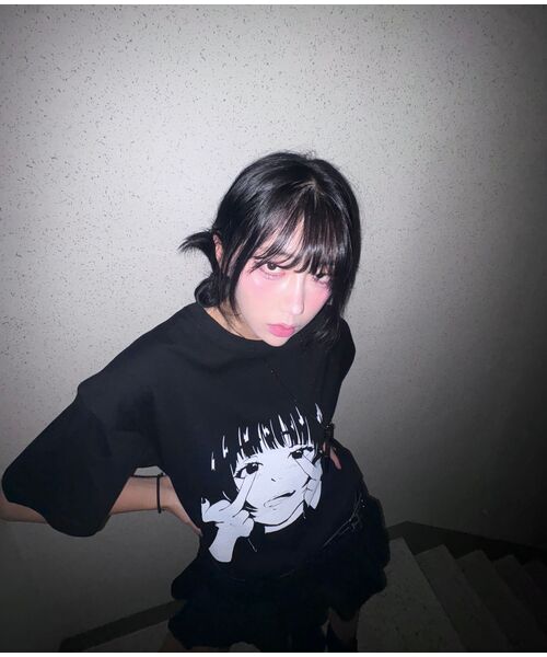 LAUGHER(ラファー)の「キコTシャツ - ブラック(Tシャツ/カットソー・レディース・ブラック・LARGE/MEDIUM/X-LARGE)」の7枚目の写真
