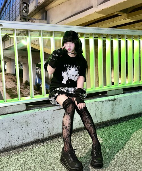 LAUGHER(ラファー)の「キコTシャツ - ブラック(Tシャツ/カットソー・レディース・ブラック・LARGE/MEDIUM/X-LARGE)」の9枚目の写真