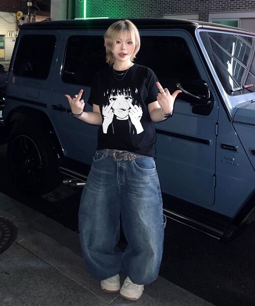 LAUGHER(ラファー)の「キコTシャツ - ブラック(Tシャツ/カットソー・レディース・ブラック・LARGE/MEDIUM/X-LARGE)」の10枚目の写真