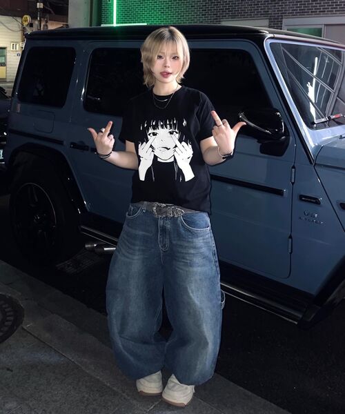 LAUGHER(ラファー)の「キコTシャツ - ブラック(Tシャツ/カットソー・レディース・ブラック・LARGE/MEDIUM/X-LARGE)」の11枚目の写真