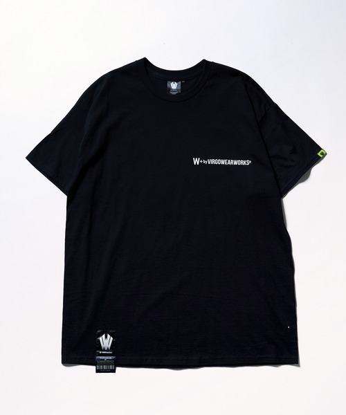 [W] by VIRGOwearworks（ダブリューバイヴァルゴウェアーワークス）の「HAZE（Tシャツ/カットソー・メンズ・ホワイト/ブラック・MEDIUM/LARGE/X-LARGE/XX-LARGE）」の3枚目の写真