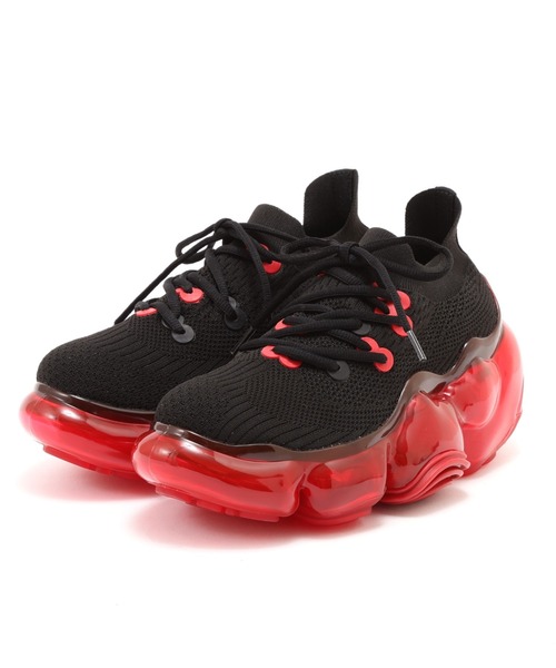 grounds(グラウンズ)の「grounds / グラウンズ / 別注MOOPIE EL/RF/RED(2026ss MODEL)(スニーカー・メンズ・レッド・44/40/38/39/41/42/43/37)」の2枚目の写真