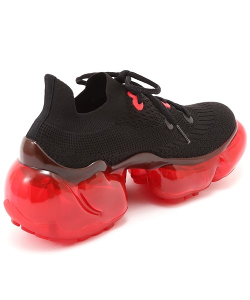 grounds(グラウンズ)の「grounds / グラウンズ / 別注MOOPIE EL/RF/RED(2026ss MODEL)(スニーカー・メンズ・レッド・44/40/38/39/41/42/43/37)」の5枚目の写真