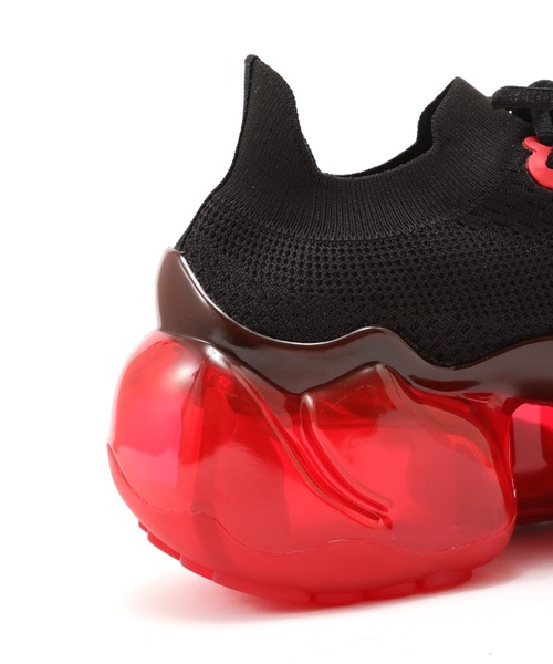 grounds(グラウンズ)の「grounds / グラウンズ / 別注MOOPIE EL/RF/RED(2026ss MODEL)(スニーカー・メンズ・レッド・44/40/38/39/41/42/43/37)」の9枚目の写真