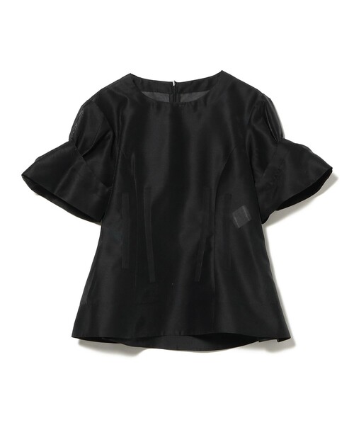 Ray BEAMS（レイビームス）の「【別注】Chika Kisada / ショートスリーブ ブラウス（シャツ/ブラウス・レディース・ブラック/ピンク・ONE SIZE）」の4枚目の写真