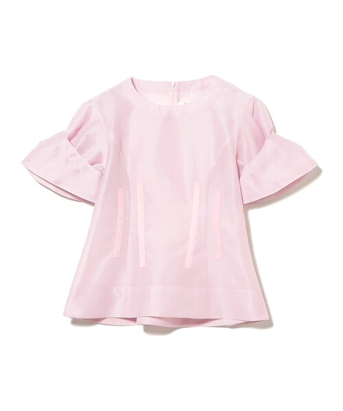 Ray BEAMS（レイビームス）の「【別注】Chika Kisada / ショートスリーブ ブラウス（シャツ/ブラウス・レディース・ブラック/ピンク・ONE SIZE）」の7枚目の写真