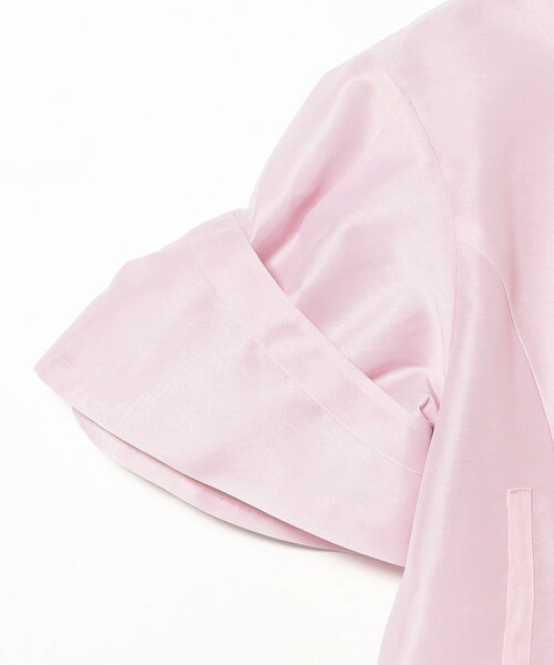 Ray BEAMS（レイビームス）の「【別注】Chika Kisada / ショートスリーブ ブラウス（シャツ/ブラウス・レディース・ブラック/ピンク・ONE SIZE）」の9枚目の写真