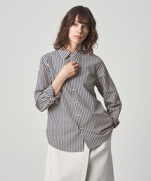 <Steven Alan>コットン キュプラ ストライプ シャツ