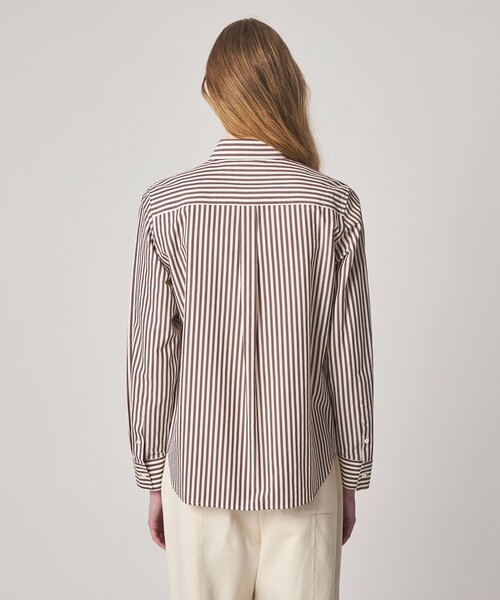 セール】＜Steven Alan＞コットン キュプラ ストライプ シャツ（シャツ