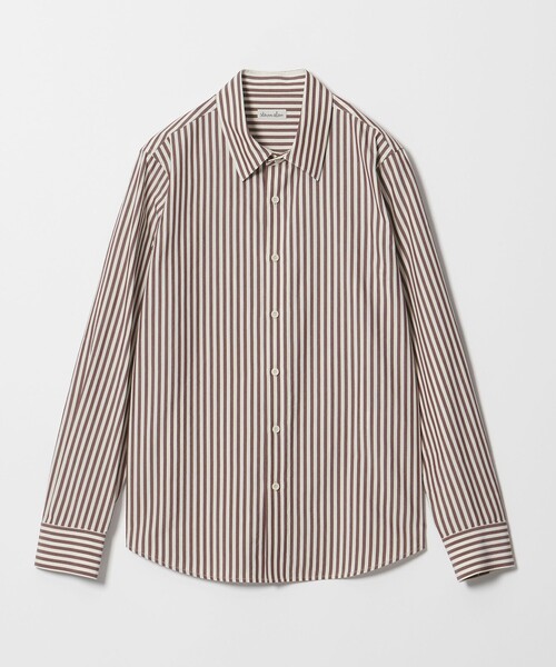 Steven Alan＞コットン キュプラ ストライプ シャツ（シャツ/ブラウス