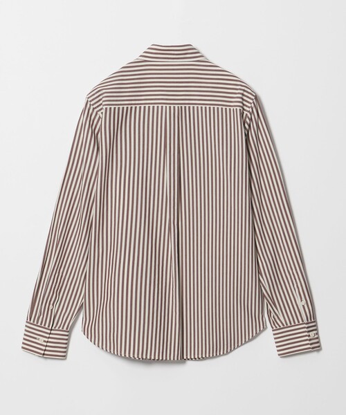 Steven Alan＞コットン キュプラ ストライプ シャツ（シャツ/ブラウス
