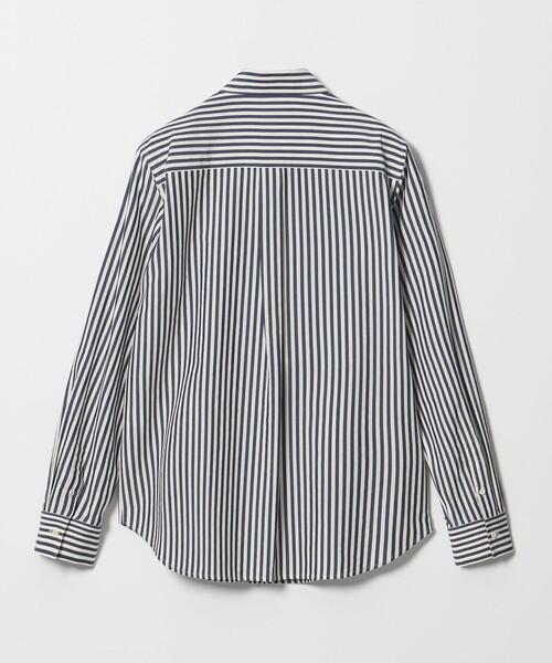 Steven Alan＞コットン キュプラ ストライプ シャツ（シャツ/ブラウス