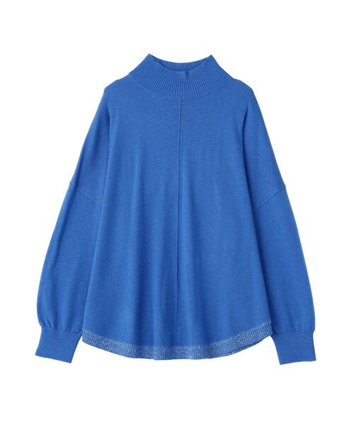 YECCA VECCA（イェッカヴェッカ）の「裾ラメMIXラウンドヘムニット（ニット/セーター・レディース・チャコールグレー/ブルー/グレイッシュベージュ・FREE）」の16枚目の写真