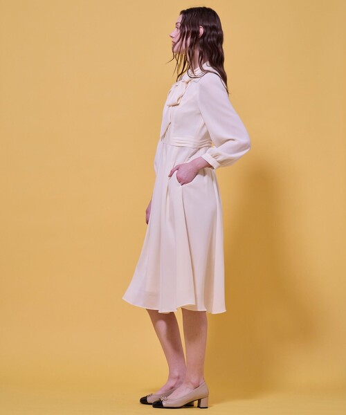 TOCCA（トッカ）の「PROMISE RIBBON ROSETTE ドレス（ワンピース・レディース・イエロー系/ライトグリーン系/ネイビー系・0/2/4/6）」の19枚目の写真