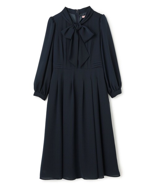 TOCCA トッカ 黒ハートボウタイリボン ワンピース¥49,500 PROMISE RIBBON ROSETTE ドレス（ワンピース）｜TOCCA（トッカ）の