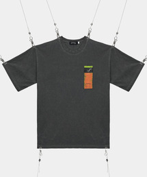 JUSTHANG（ジャストハング）の「ピグメント Tag No.1 オーバーサイズ 半袖Tシャツ（Tシャツ/カットソー）」