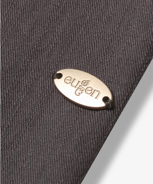 EUGGEN(ユジェン)の「ツーピンタックワイドコットンバンディングパンツ_チャコール(その他パンツ・レディース・その他・SMALL/MEDIUM)」の2枚目の写真