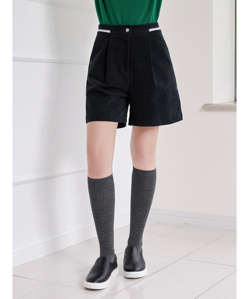 NITINA(ニティナ)の「コーデュロイハーフパンツ NY(その他パンツ・レディース・ネイビー・SMALL/MEDIUM/LARGE)」の1枚目の写真