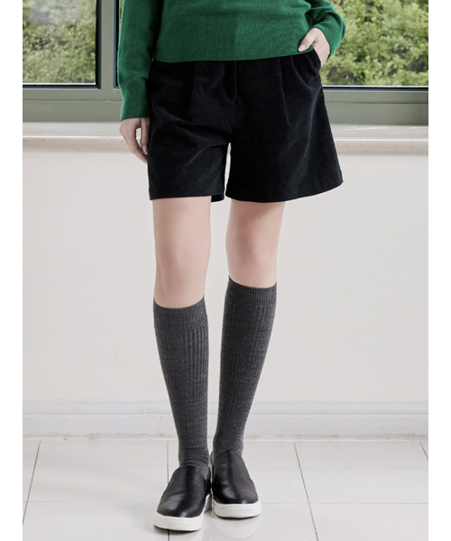 NITINA(ニティナ)の「コーデュロイハーフパンツ NY(その他パンツ・レディース・ネイビー・SMALL/MEDIUM/LARGE)」の2枚目の写真