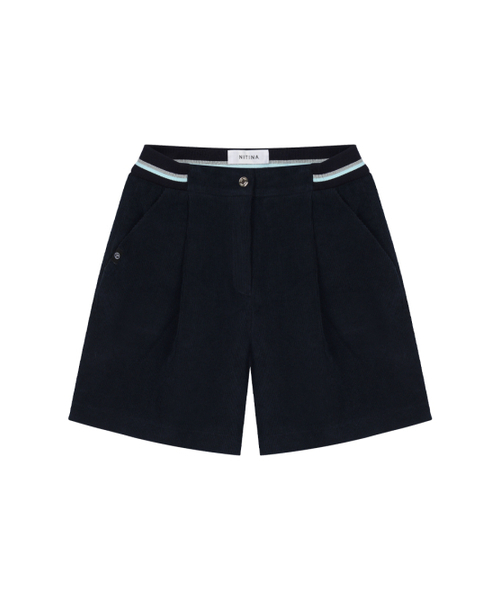 NITINA(ニティナ)の「コーデュロイハーフパンツ NY(その他パンツ・レディース・ネイビー・SMALL/MEDIUM/LARGE)」の7枚目の写真