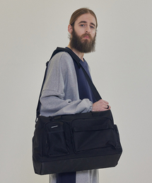 VIAMONOH（ヴィアモノ）の「トレブルボストンバッグ(ブラック)（ボストンバッグ）」